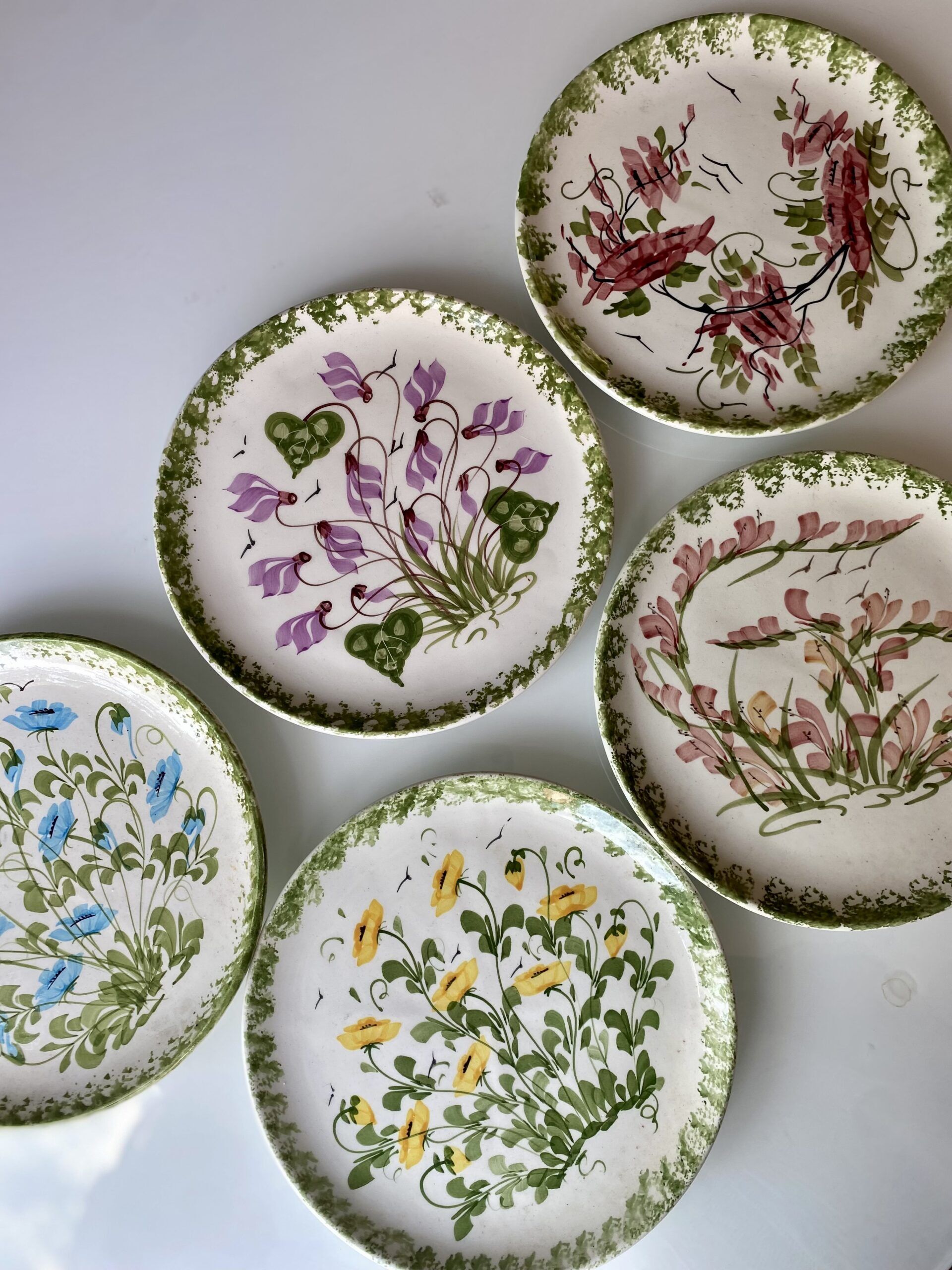 Antique Floral Plate order